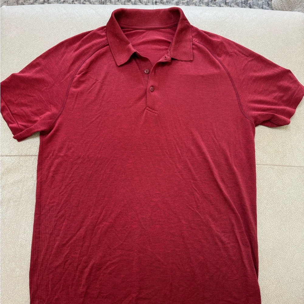 lululemon athletica Men's Polo in Burgundy